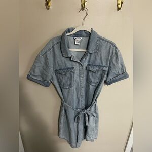 DKNY Light Blue Denim Dress